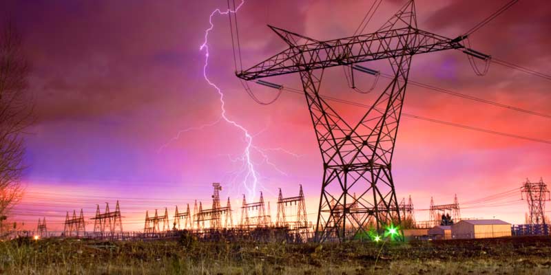 lightning grid facility rayo instalacion electrica