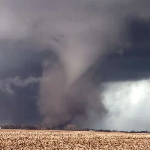 Tornado derivado del cambio climático