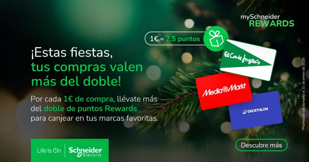 mySchneider Rewards compras fiestas
